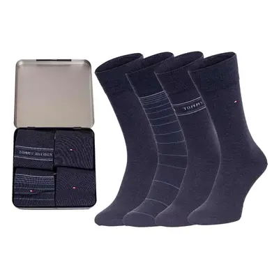 Ponožky Tommy Hilfiger Tommy_Hilfiger_4Pack_Socks_701220146_003_Navy_Blue/Jeans