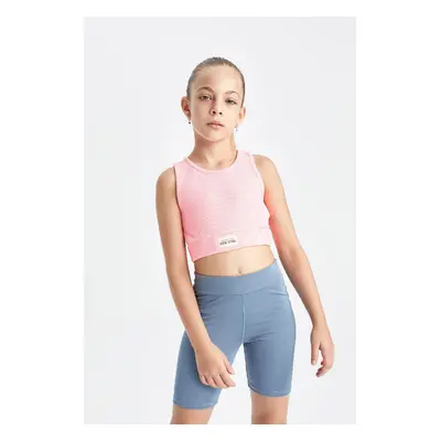 DEFACTO Girl's Crew Neck Undershirt