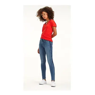 Jeans - Tommy Jeans MID RISE SKINNY NORA SDLGM blue