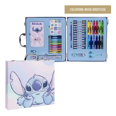 COLOURING STATIONERY SET BRIEFCASE STITCH