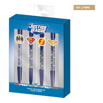 PEN PACK X4 JUSTICE LEAGUE