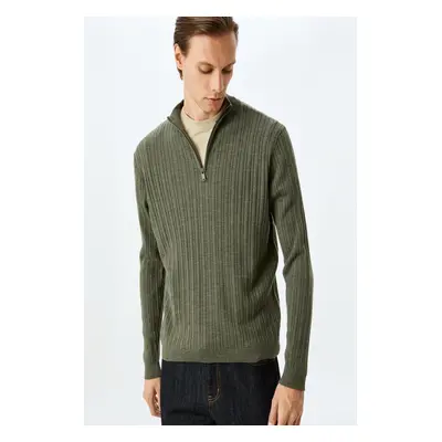 Koton Khaki Men's Sweater