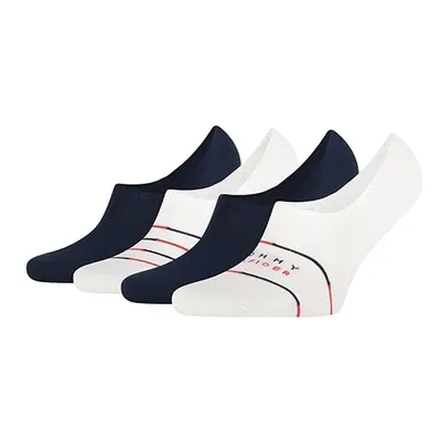 Tommy Hilfiger Socks - TH MEN FOOTIE HIGH CUT GIFTBOX 4P multicolor