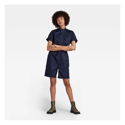 G-STAR Jumpsuit - Shortsleeve workwear playsu dark blue