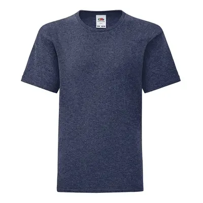 Navy blue children's t-shirt in combed cotton Fruit of the Loom