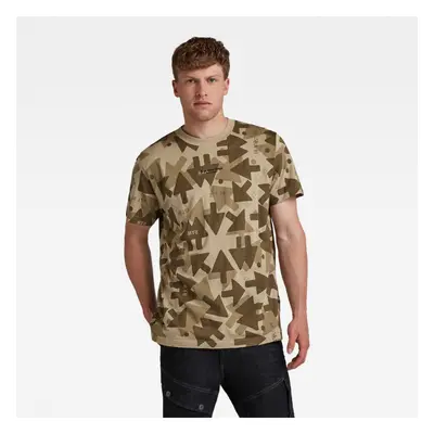 G-STAR T-shirt - Arrow camo loose r t beige