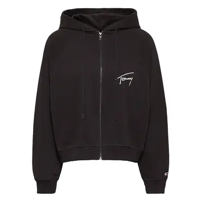 Tommy Jeans Sweatshirt - TJW BXY SIGNATURE ZIP HOODIE black