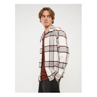 LC Waikiki Regular Fit Long Sleeve Plaid Men's Lumberjack Shirt Jacket