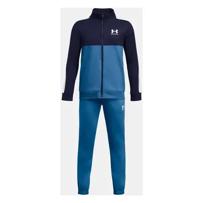 Under Armour Souprava UA CB Knit Track Suit-BLU - Kluci