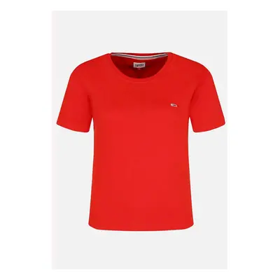 Tommy Jeans T-shirt - TJW SOFT JERSEY TEE red