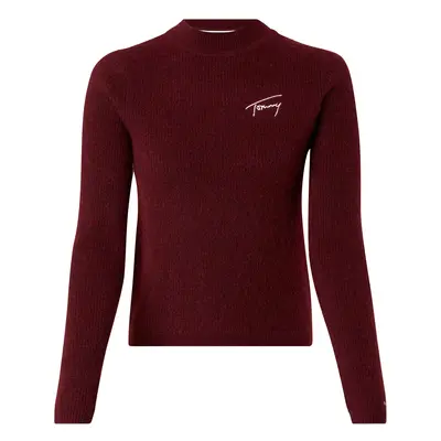 Tommy Jeans Turtleneck - TJW SIGNATURE RIB T red