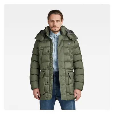 G-STAR Jacket - G-Whistler Pdd Hdd Parka Green