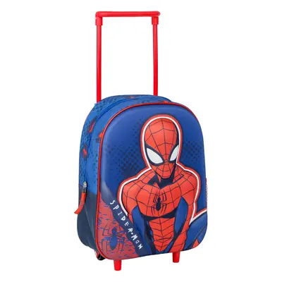 KIDS BACKPACK TROLLEY 3D SPIDERMAN