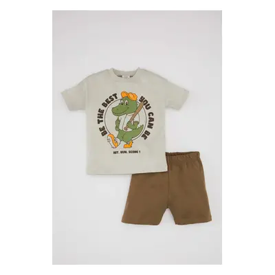 DEFACTO Baby Boy Dinosaur Printed Piece Set