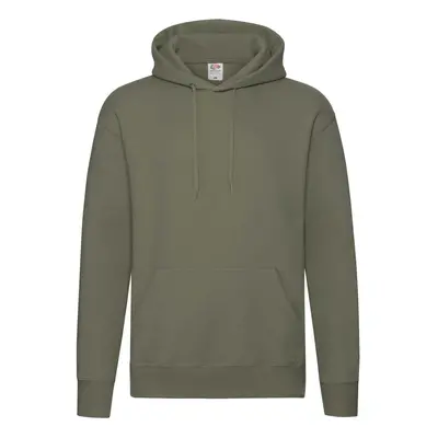 Oliwkowa bluza męska z kapturem Hooded Sweat Fruit of the Loom