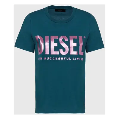 Diesel T-shirt - TSILYWX TSHIRT blue-green