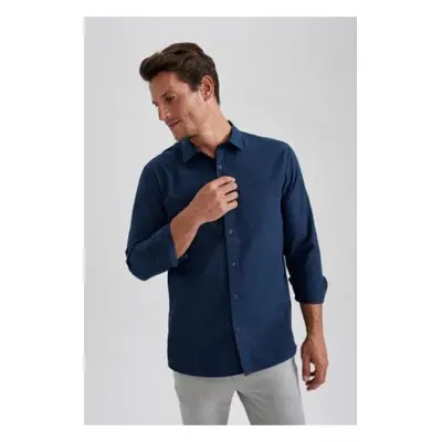 DEFACTO Regular Fit Poplin Long Sleeve Shirt