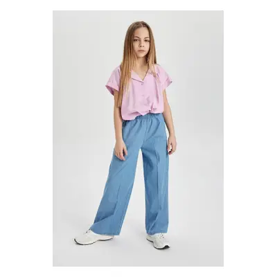 DEFACTO Girls' Wide Leg Wide Leg Jeans