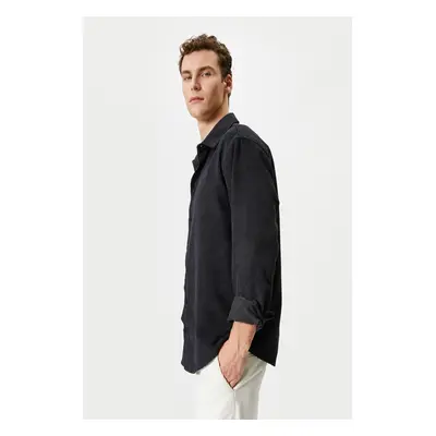 Koton Men's Black Shirt