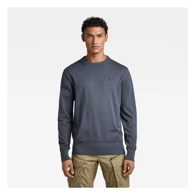 G-STAR Sweater - Premium core r knit blue