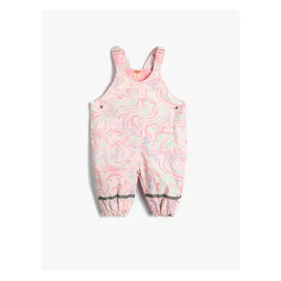 Koton Baby Girl Pink Patterned Coat