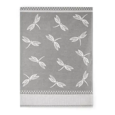 Zwoltex Unisex's Dish Towel Ważki Grey/Pattern