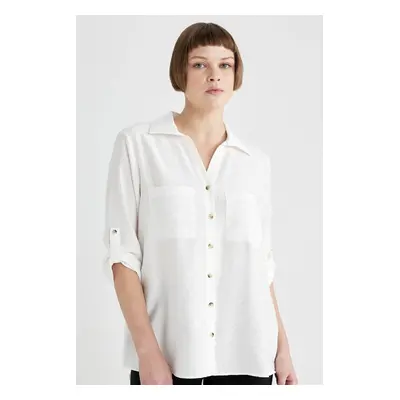 DEFACTO Regular Fit Long Sleeve Shirt