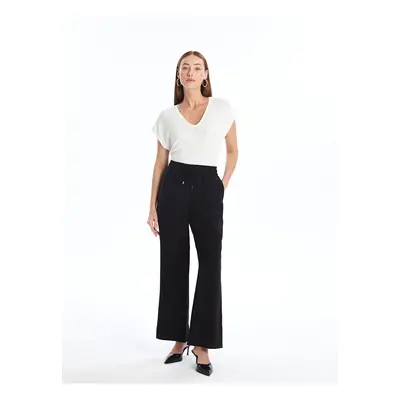 LC Waikiki Lcw Women's Elastic Waist Plain Trousers