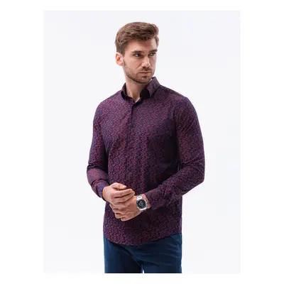 Ombre Clothing Men's elegant shirt with long sleeves