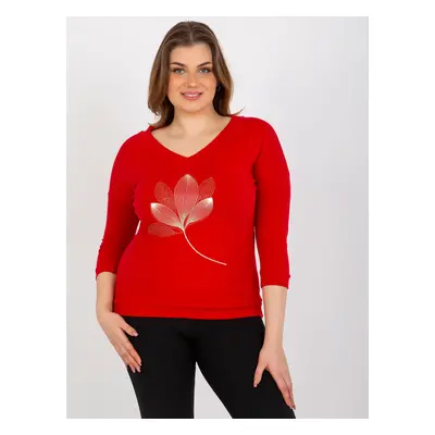 Blouse-RV-BZ-8471.01P-red