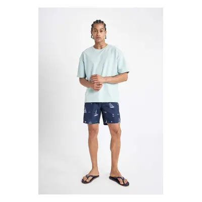 DEFACTO Regular Fit Patterned Swim Shorts