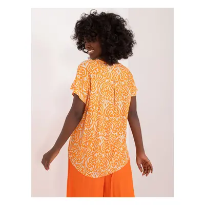 Blouse-D73771M11171A-orange