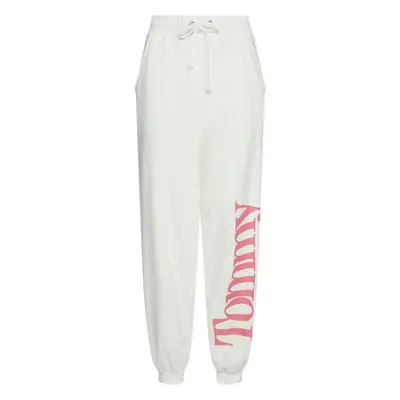 Tommy Jeans Sweatpants - TJW BOLD TOMMY SWEATPANT white