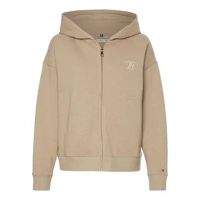 Tommy Hilfiger Sweatshirt - RELAXED TH FULL ZIP HOODIE beige