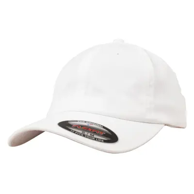 Čepice Flexfit Cotton Twill Dad Cap bílá