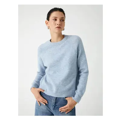 Koton Basic Knitwear Sweater Long Sleeve Soft Textured