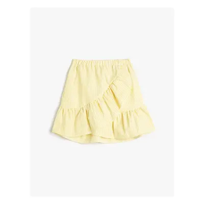 Koton Mini Skirt Frilly Layered Elastic Waist