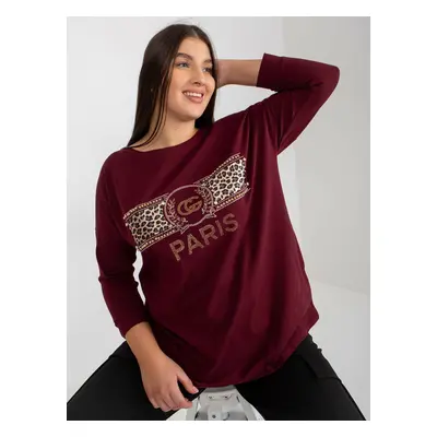 Blouse-VI-BZ-2901.49P-dark purple