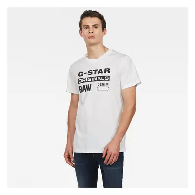 T-Shirt - G-STAR Graphic r t ss white