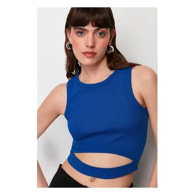 Trendyol Saks Cut Out Detailed Crew Neck Knitted Undershirt