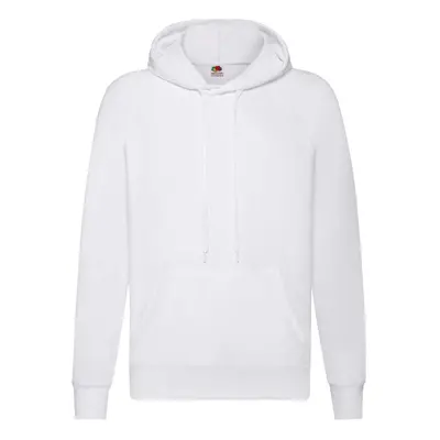 Biała bluza męska z kapturem Lightweight Hooded Sweat Fruit of the Loom