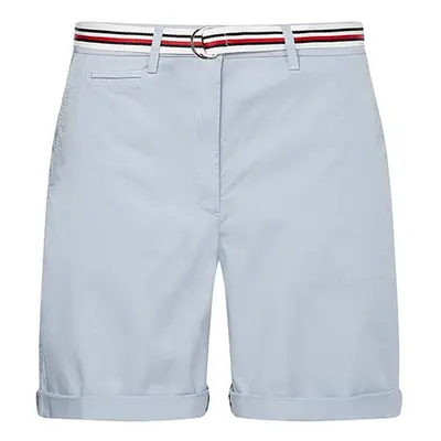 Tommy Hilfiger Shorts - COTTON TENCEL CHINO RW SHORT light blue