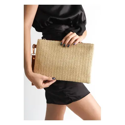 Capone Outfitters Paris Straw Women's Clutch Bag