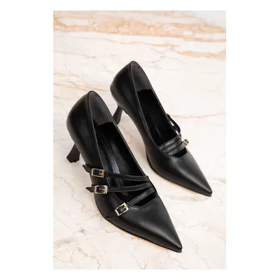 Soho Black Women's Classic High Heel Shoes