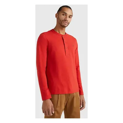 Tommy Hilfiger T-shirt - CLASSIC HENLEY red