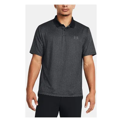 Under Armour Tričko UA Perf 3.0 Printed Polo-BLK - Pánské