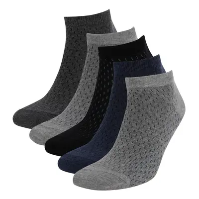 DEFACTO Men's 5-Pack Ankle Socks