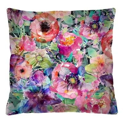 Bertoni Home Unisex's Square Pillow Flora