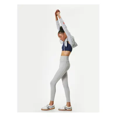 Koton Basic Sports Leggings High Waist Soft Touch Slim Fit