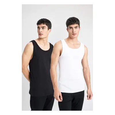 DEFACTO Slim Fit Ribbed Piece Undershirts